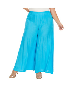 Women Palazzo Wide Leg Pants Trouser XL 1X 2X 3X