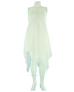 Ladies Uneven Hem Sun SEXY Long Dress M L XL